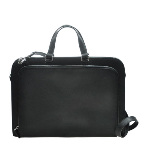 PRADA/普拉达 男士黑色牛皮手提包 VR0078-9Z2-F0002