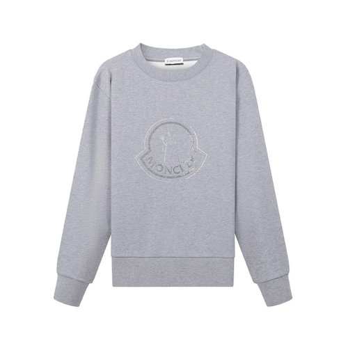 Moncler/蒙克莱 【22秋冬新款】 女士棉质宽松版圆领长袖卫衣运动衫徽标图案 8G00022 809LC