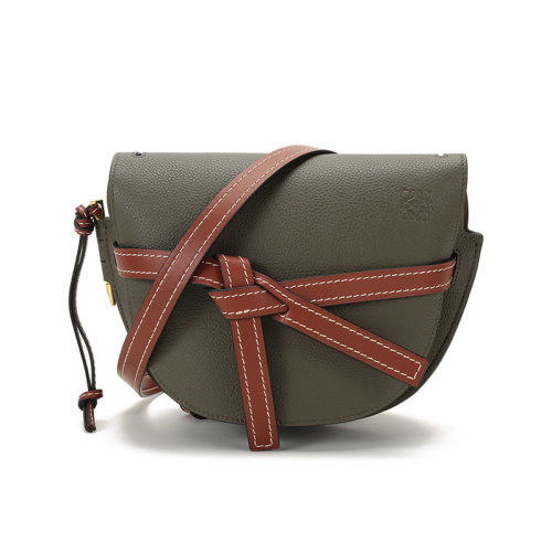 LOEWE/罗意威 女士Gate系列牛皮Small马鞍形单肩斜挎包 321 12 T20