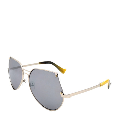 Grey Ant/灰蚂蚁 美国潮牌 不规则 飞行员 蛤蟆镜 中性款 太阳镜 合金 全框 墨镜 眼镜 EMBASSY 60mm