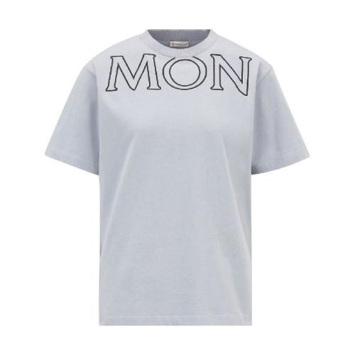  MONCLER蒙可蒙克莱 22年秋冬 女士 短袖T恤 徽标T恤 H20938C00022829HP90F