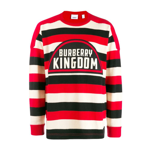 羊绒针织衫条纹多色男装 BURBERRY/博柏利 装饰条纹 男士针织衫/毛衣瑕疵特卖（陈列痕迹，不影响使用）