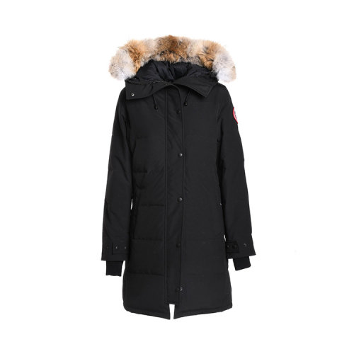 CANADA GOOSE/加拿大鹅 SHELBURNE 派克大衣 女士羽绒服 黑色 3802L