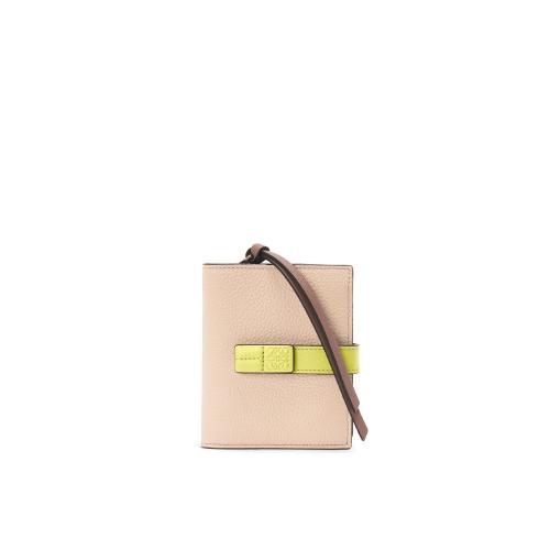  LOEWE罗意威 22年秋冬 女士 钱包 Compact zip wallet in soft grained calfskin C660Z41X01-1