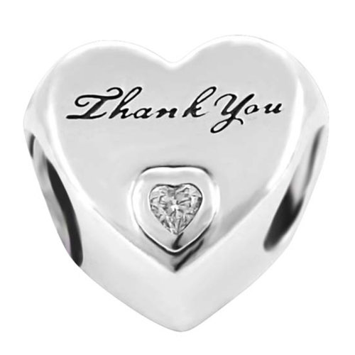 PANDORA/潘多拉 女士银色925银经典时尚可爱心形DIY手链珠子串饰串珠 792096CZ