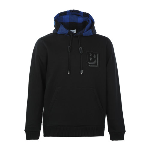 BURBERRY/博柏利22春夏字母图案棉质混纺连帽男士套头卫衣男卫衣 8049955