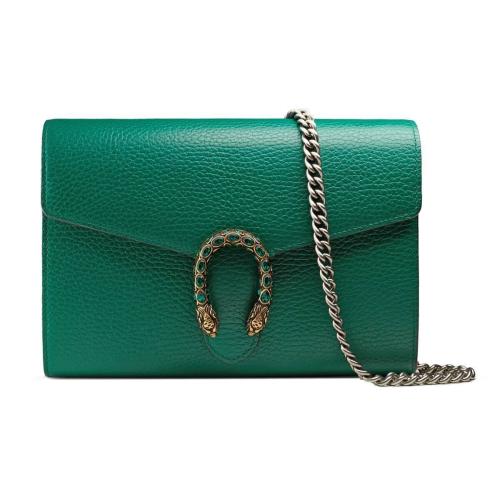  GUCCI古驰 22年秋冬 女士 Dionysus系列皮革迷你链条手袋 401231 CAOGX 3120 预定商品2-6周发货