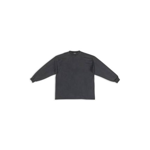  BALENCIAGA巴黎世家 22年秋冬 男士 短袖T恤 strike 1917 long sleeve t-shirt oversized 6939