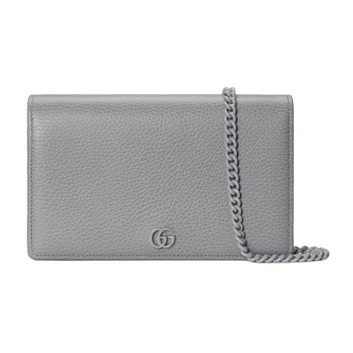  GUCCI古驰 22年秋冬 女士 GG Marmont系列链带钱包 497985 17WFN 1711