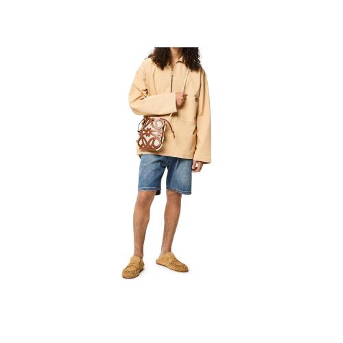  LOEWE罗意威 22年秋冬 男士 短裤 Drawstring shorts in denim H616Y11X12-5320