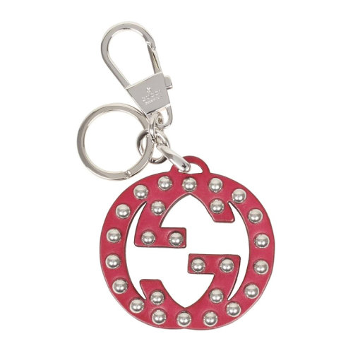 GUCCI/古驰 时尚双G LOGO钥匙扣挂饰挂件 多色可选