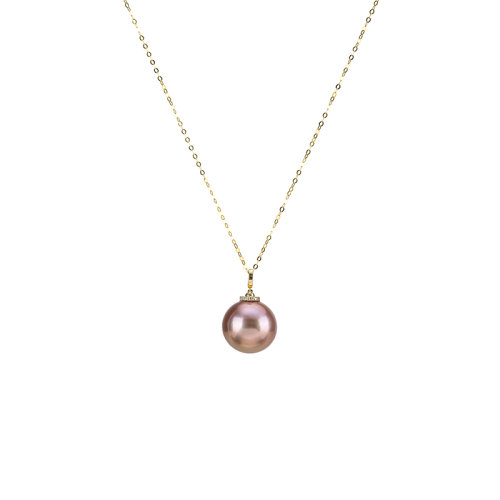 GeleiStory/GeleiStory钻石淡水珍珠紫色吊坠基础款 店铺特惠