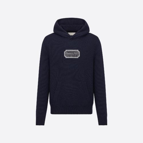  DIOR迪奥 22年秋冬 男士 卫衣 连帽运动衫 313M658AT474_C588