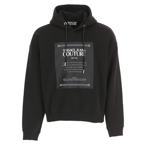  VERSACE JEANS COUTURE 男士黑色时尚休闲卫衣 B7GUA7F2 0216 899 PLFSX