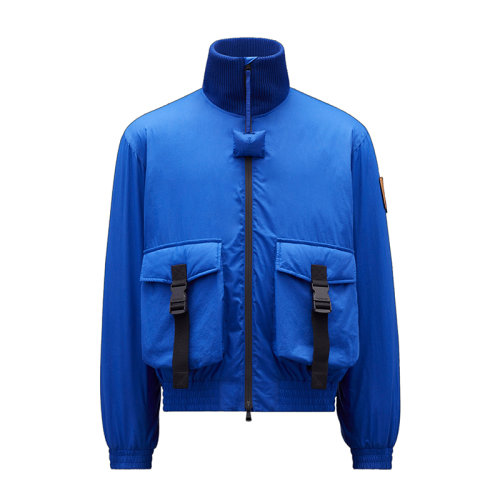 Moncler/蒙克莱 22年秋冬新款 Skiddaw系列 女士宝蓝色短款羽绒服夹克H209E1A00004M1621765