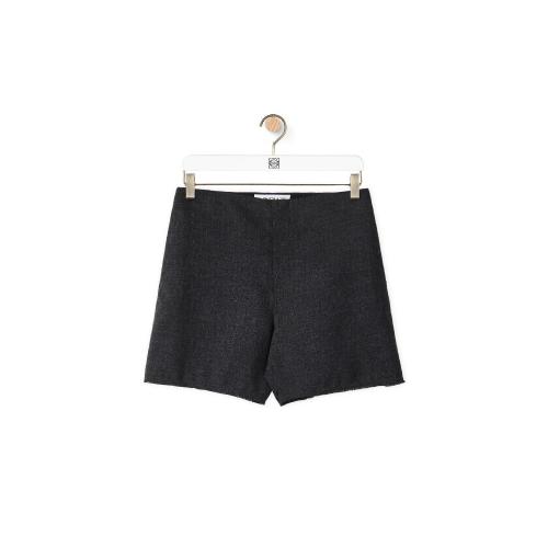  LOEWE罗意威 22年秋冬 男士 短裤 Shorts in wool H526Y04WAW-1110