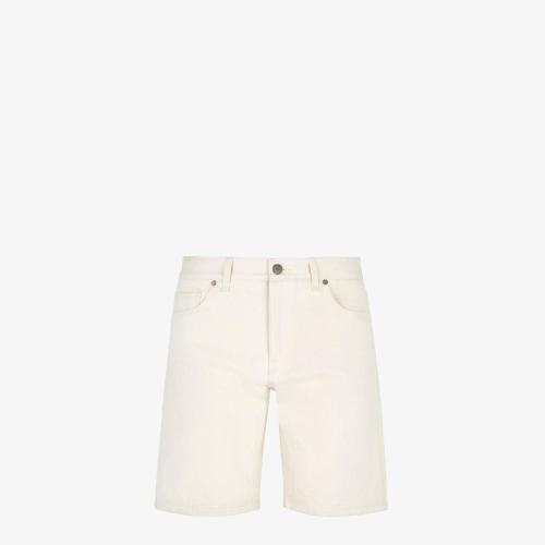  FENDI芬迪 22年秋冬 男士 短裤 白色牛仔短裤 FLP294AKCVF0QA0