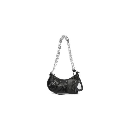  BALENCIAGA巴黎世家 22年秋冬 女士 单肩包 le cagole xs shoulder bag with chain 7128131VG9