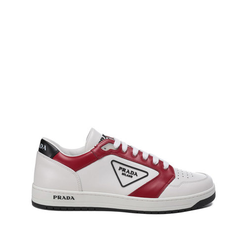 PRADA/普拉达 【22年新款】 男士皮革Downtown系带休闲运动鞋板鞋小白鞋 2EE363 3LJ7