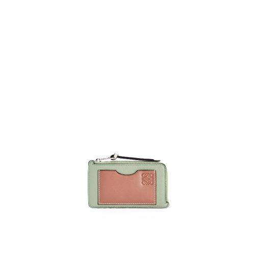  LOEWE罗意威 21年秋冬 女士 钱包 软粒面牛皮革硬*w*币卡包 C660Z40X04-6465 预定商品1-3周发货