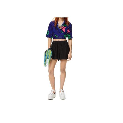  LOEWE罗意威 22年秋冬 女士 短裤 Shorts in cotton and cupro S616Y04X24-1100