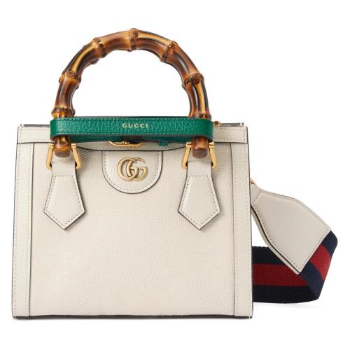  GUCCI古驰 22年秋冬 女士 Gucci Diana竹节迷你托特包 702732 UKMNT 9294