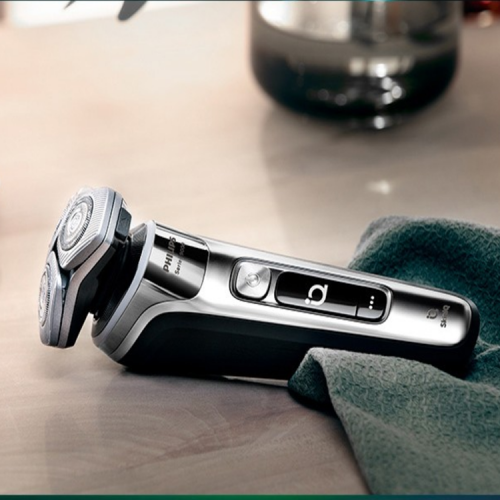 Philips/飞利浦 剃须刀电动男士刮胡刀 奢华9系肌送男友礼物 痘痘肌专属 S9933 1小时快充 全身水洗