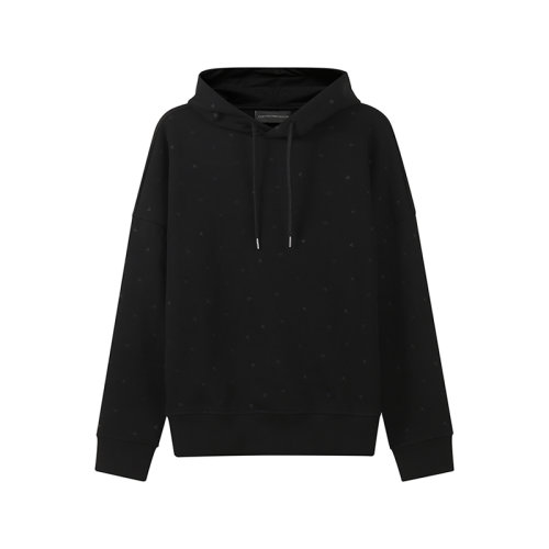 Emporio Armani/安普里奥阿玛尼 【22秋冬新款】 男士棉质宽松版连帽长袖卫衣运动衫鹰标刺绣 6L1M79 1JHSZ