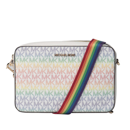 Michael Kors/迈克·科尔斯 PRIDE系列 彩虹色 单肩斜跨包 女款35T1G4PC9I