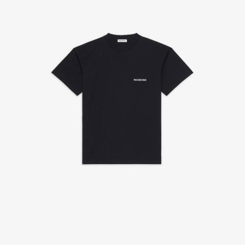  BALENCIAGA巴黎世家 22年春夏 女士 短袖T恤 BALENCIAGA LARGE FIT T-SHIRT 612965TIVG51070 预定商品2-8周发货