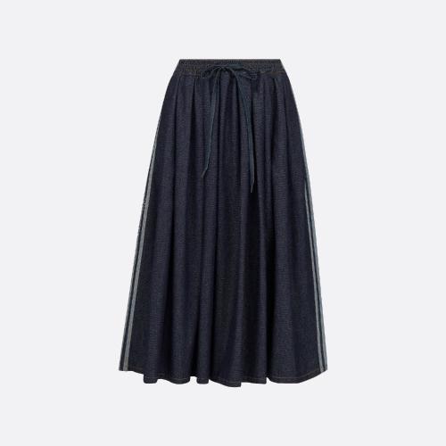  DIOR迪奥 22年秋冬 女士 半身裙 Denim Couture 半裙 222J16A3517_X5651