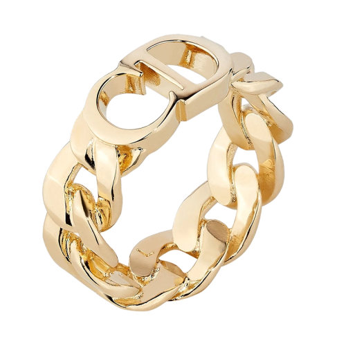 DIOR/迪奥 新款 女士星舞者镀金金属镂空戒指指环R0750DSEMT_D300