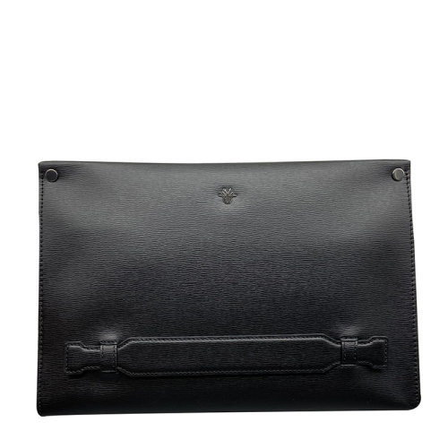 DIOR/迪奥 男士黑色牛皮手包    at