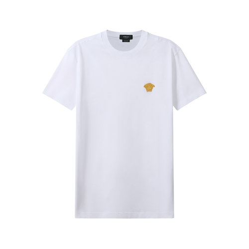 VERSACE/范思哲 男士棉质修身版圆领短袖T恤 A89289 A228806