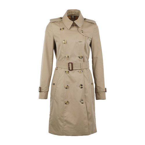 BURBERRY/博柏利21新品双排扣中长款女士风衣外套8045776