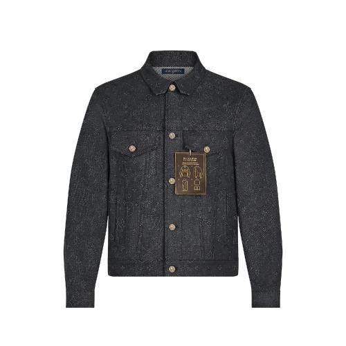  LV路易威登 22年秋冬 男士 夹克 MONOGRAM DNA 牛仔夹克 1A8X87 1A8X88 1A8X89 1A8X8A 1A8X8B