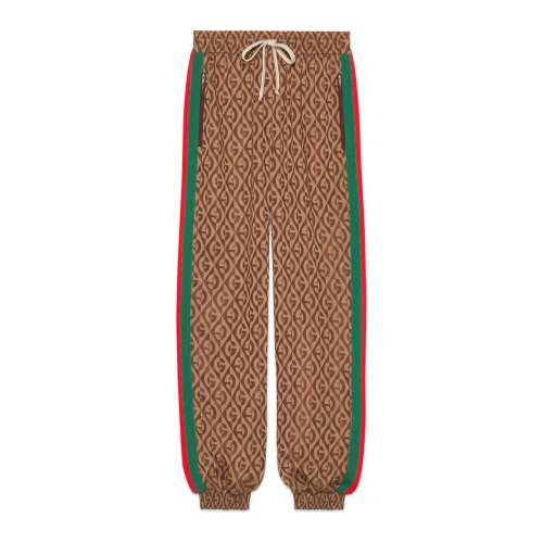 GUCCI/古驰  秋冬女士 G菱形 混色 慢跑长裤 596001 XJBUT 2100