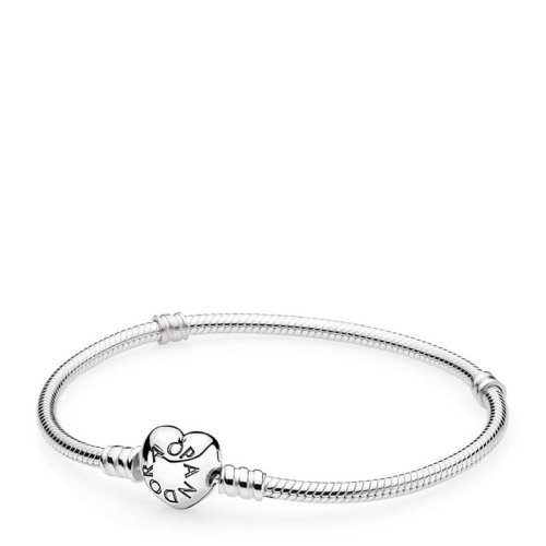 PANDORA/潘多拉 爱心扣蛇骨手链590719