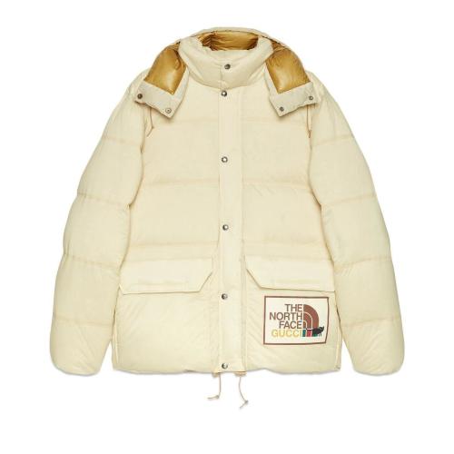  GUCCI古驰 22年秋冬 男士 The North Face x Gucci联名系列羽绒夹克 663753 XAAC0 9118
