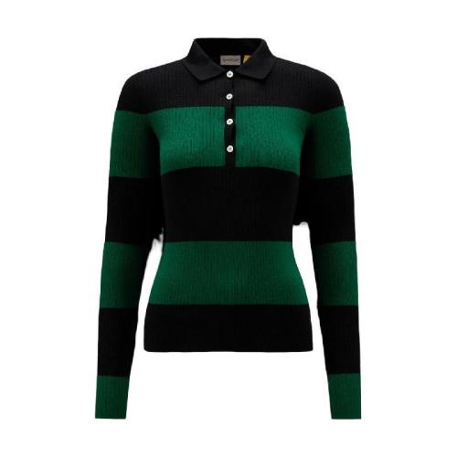  MONCLER蒙可蒙克莱 22年秋冬 女士 长袖Polo Wool Polo Shirt H20949A00002M2279P93