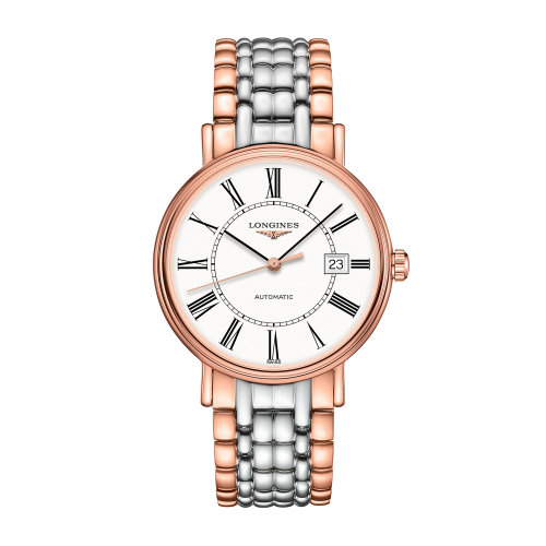 LONGINES/浪琴 时尚系列 精钢和红色PVD涂层 自动机械 男士手表 L4.922.1.11.7