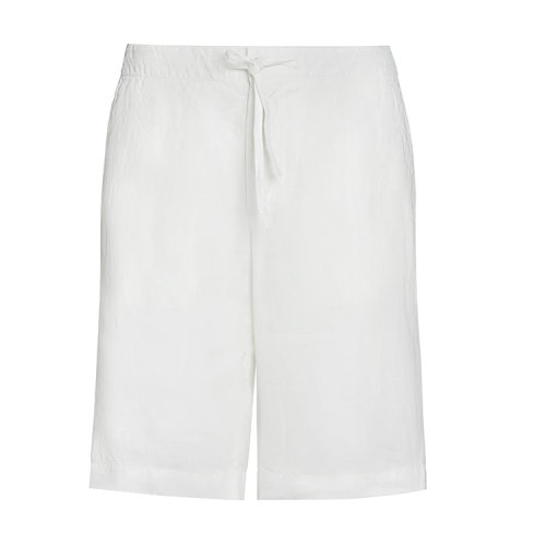 Z Zegna杰尼亚 白色 亚麻男士短裤 VU160-ZZ384-NT1