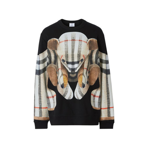 BURBERRY/博柏利【22春夏新款】男款棉质圆领长袖卫衣运动衫 80495671