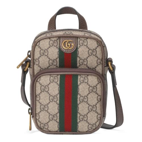  GUCCI古驰 22年秋冬 男士 Ophidia系列迷你手袋 671682 96IWT 8745 预定商品2-6周发货