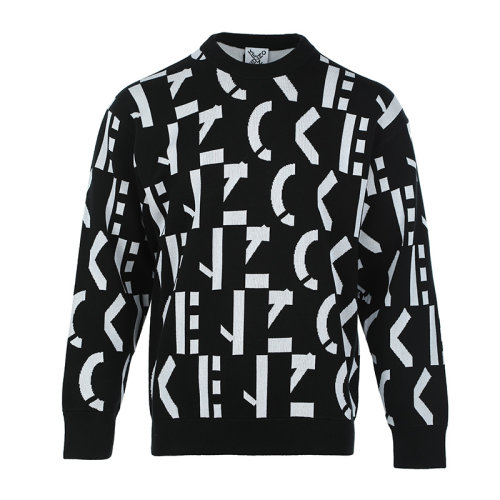 KENZO/高田贤三22春夏字母提花男士针织衫/毛衣FC55PU688