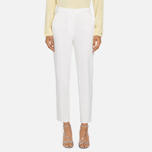 St.John/盛蔷弹性白色长裤女士休闲裤K80YW41