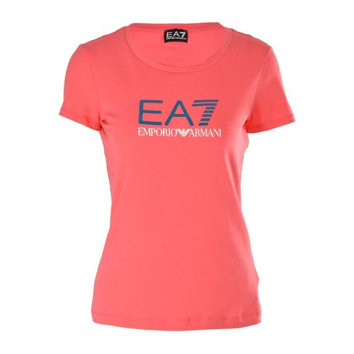  Emporio Armani/安普里奥阿玛尼 女士红色棉质短袖T恤 3GTT62 J12Z 1456 PLFSX