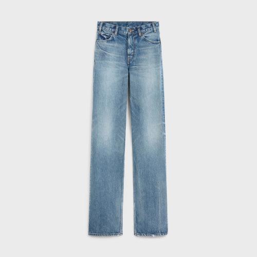  CELINE赛琳思琳 22年秋冬 女士 牛仔裤 JEANS KITTY DENIM CLEAR SKY RINSE 2N756571Q.08YC