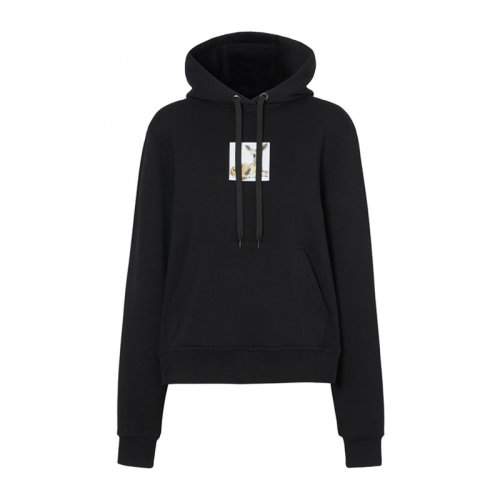 BURBERRY/博柏利  女装 服装 棉质抽绳式连帽套头衫印花LOGO款 女卫衣