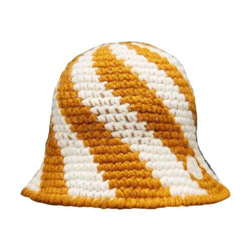  MONCLER蒙可蒙克莱 22年秋冬 男士 帽子 Crochet Bucket Hat H20923B00004M2013P30